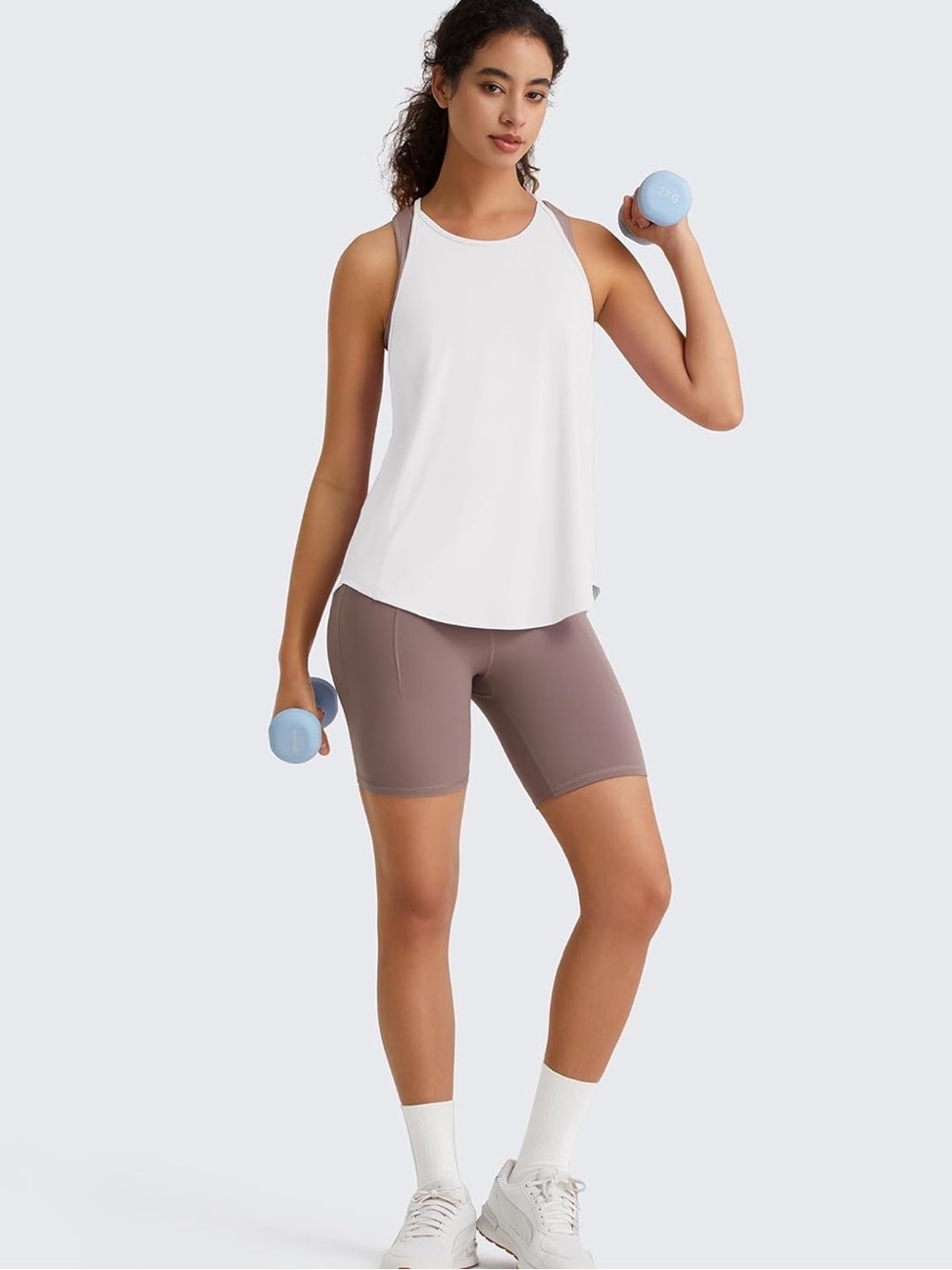 #35 G4 Free Workout Athletic Tank Tops Racerback Lightweight Gym Pilates Y-Back